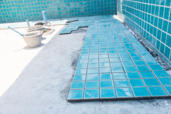 Pool Flooring Installation in Los Gatos