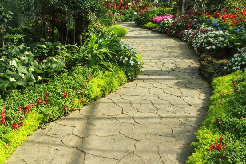 Walkway with Pavers